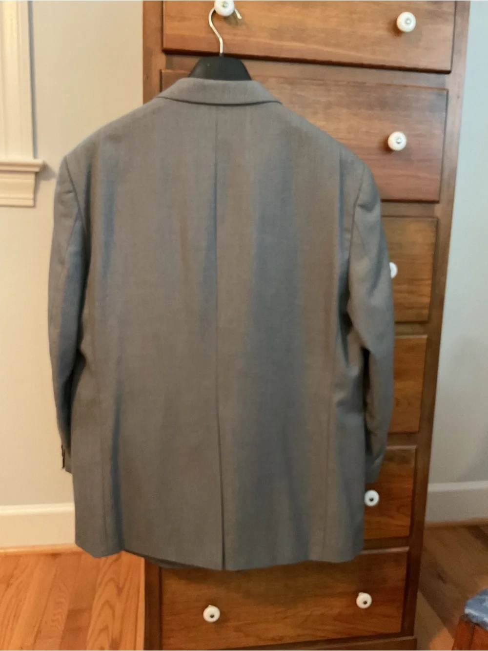 Saddlebred Men's Gray Two-Button Sport Coat 48R